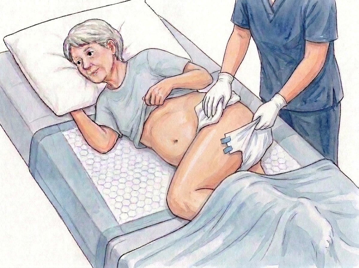 4. 取出折好的旧品，从前向后清洁